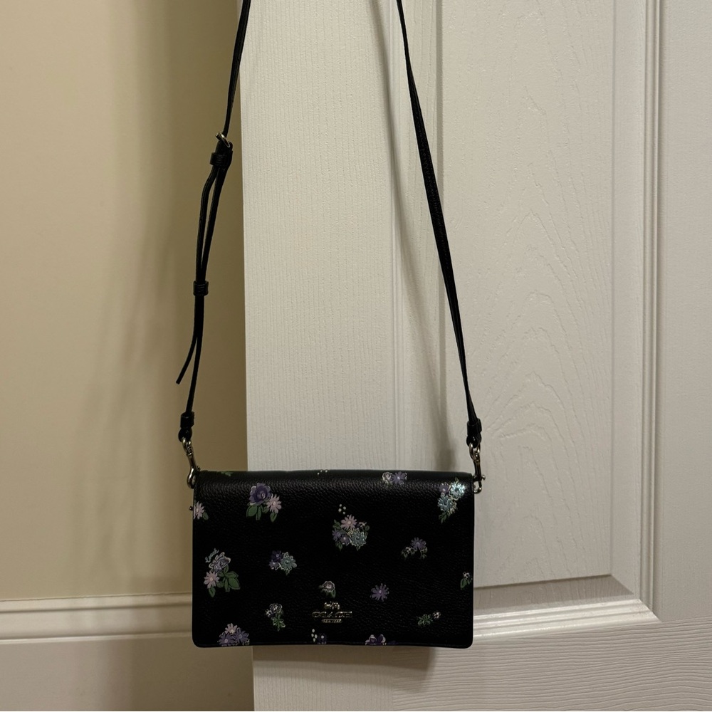 Coach black crossbody/clutch/shoulder purse